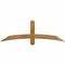 Ekena Millwork Bellingham Rough Sawn Timber Gable Bracket, Western Red Cedar, 60"W x 20"H x 4"D x 4"F, 8/12 Pitch GBW060X20X0404BEL00RWR - alternate 1